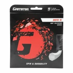 Gamma AMP Moto 16 Tennis String (Black)