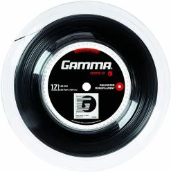 Gamma AMP Moto 17 Tennis String Mini Reel (Black)