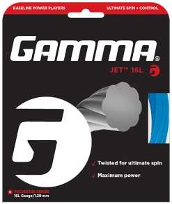 Gamma Jet 18 Tennis String (Blue)