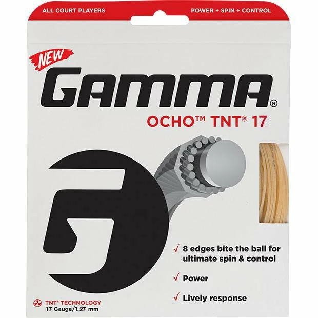 Gamma Ocho TNT2 17 Tennis String (Natural)
