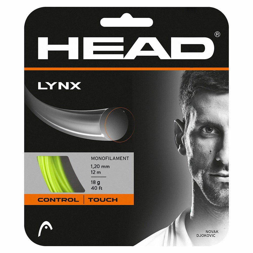 Head Lynx 18 Tennis String (Yellow)
