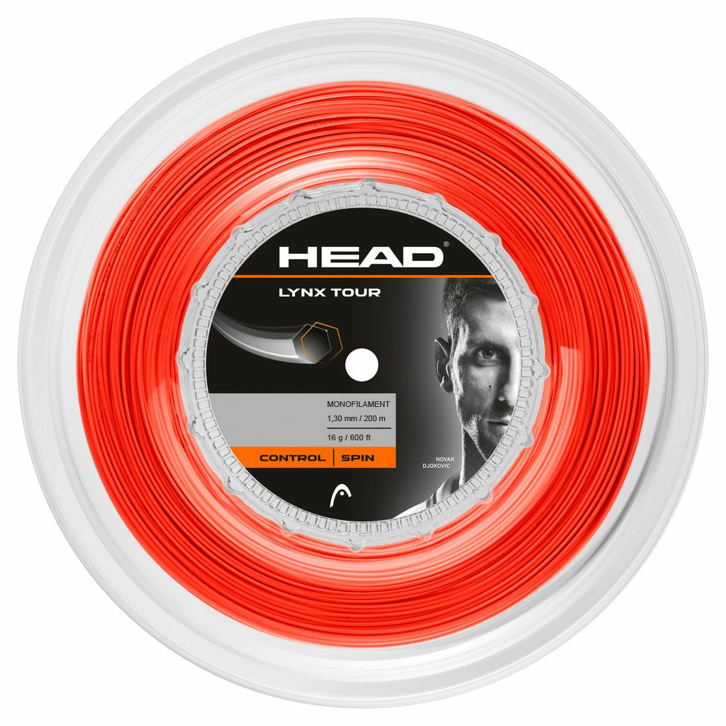 Head Lynx Tour 16 Tennis String Reel (Orange)