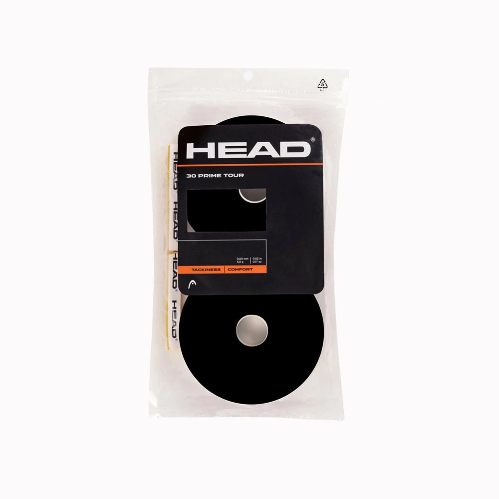 Head Prime Tour Overgrip 30 Pack (Black) 3 Head Prime Tour Overgrip 30 Pack (Black)