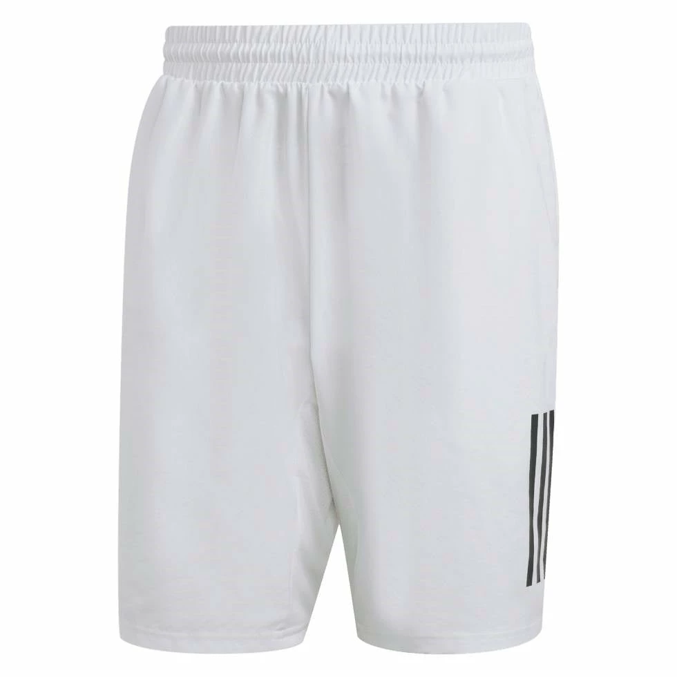 Adidas Men's Club 3 Stripe 7-inch Short (White)