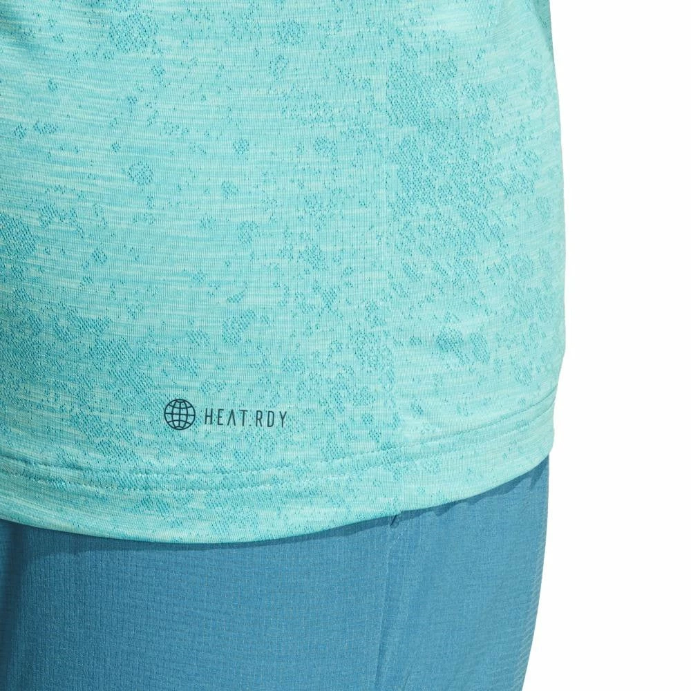 Adidas Men's FreeLift Printed Top (Blue) - Image 5