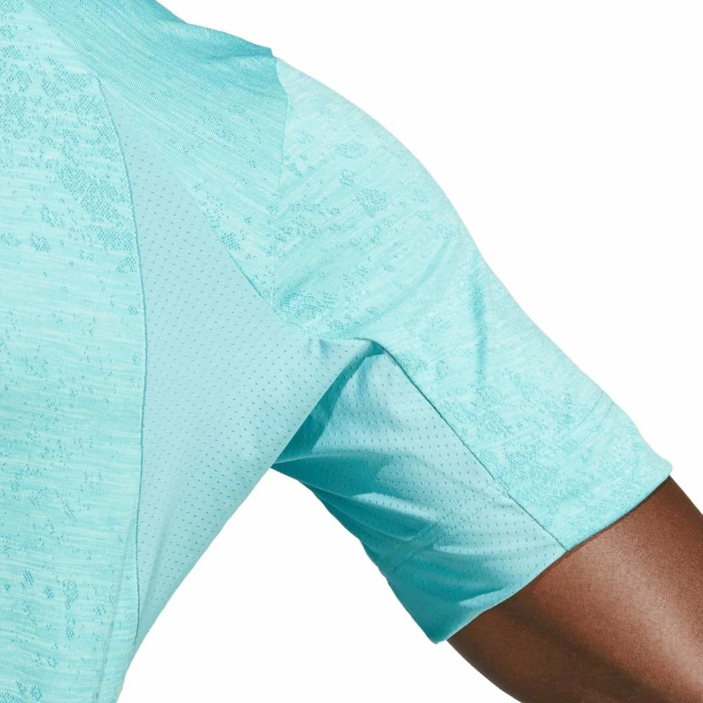 Adidas Men's FreeLift Printed Top (Blue) - Image 4