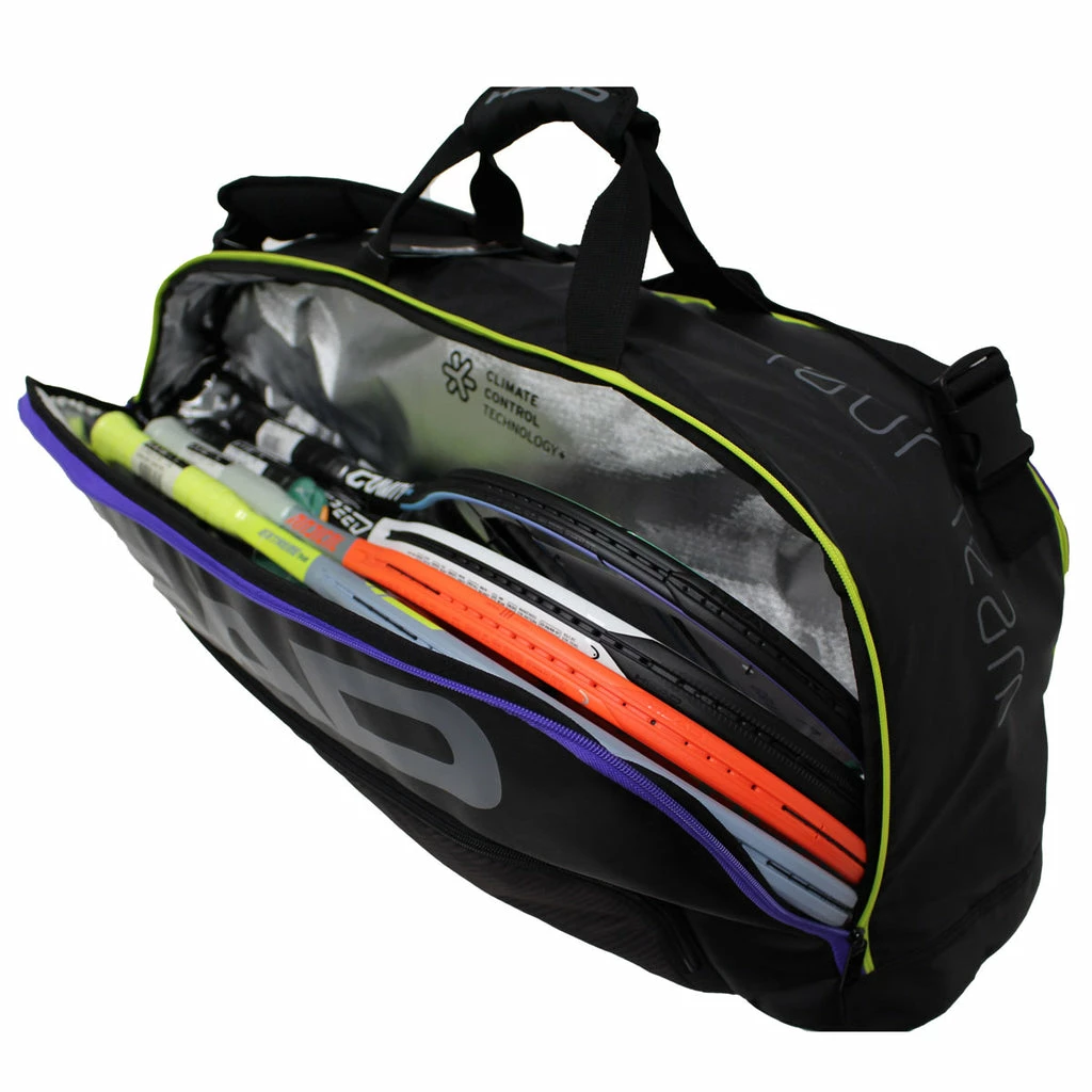 Head Tour Team Combi 6 Pack Racquet Bag (Black/Purple) - Image 4