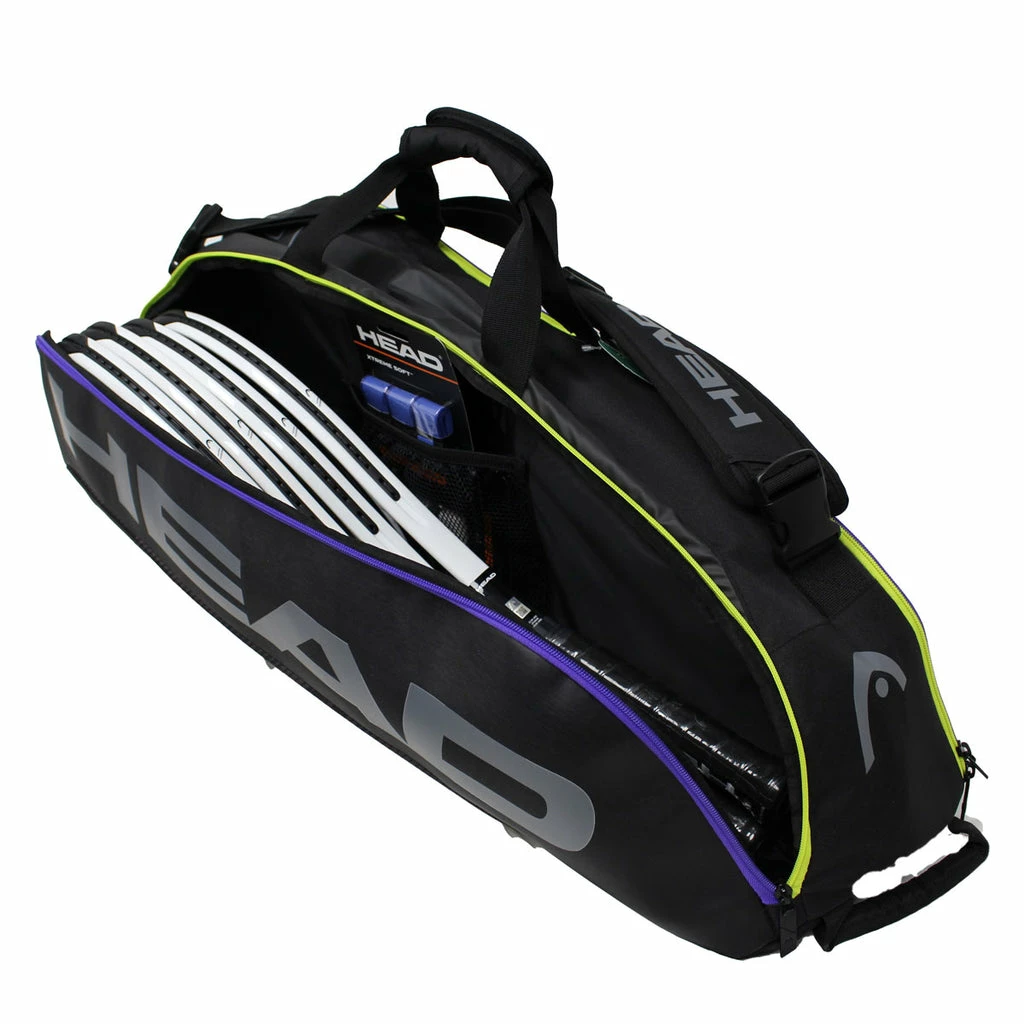 Head Tour Team Combi 6 Pack Racquet Bag (Black/Purple) - Image 3