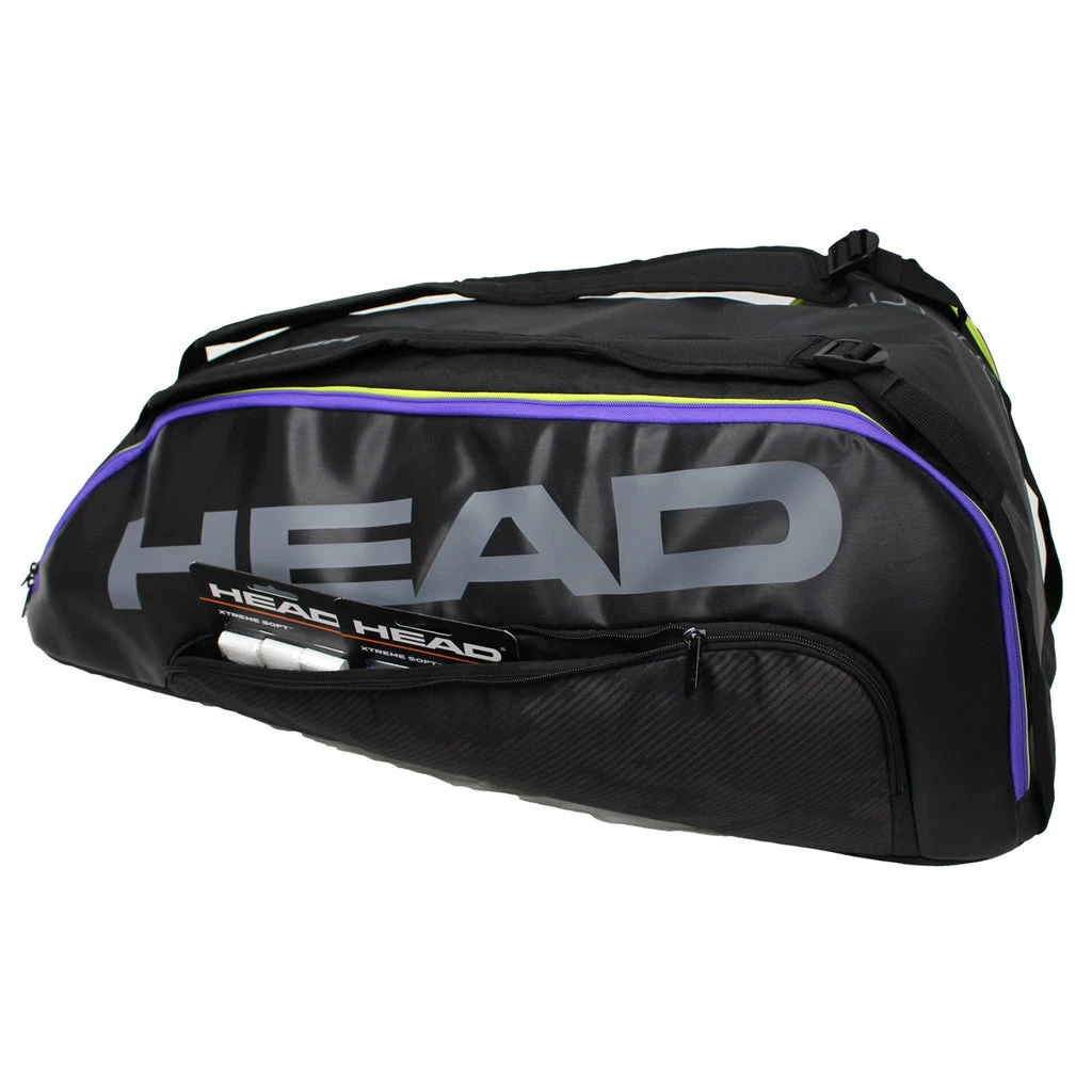 Head Tour Team Supercombi 9 Pack Racquet Bag (Black/Purple) - Image 2