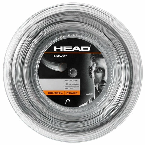 Head Hawk 16 Tennis String Reel (Silver)