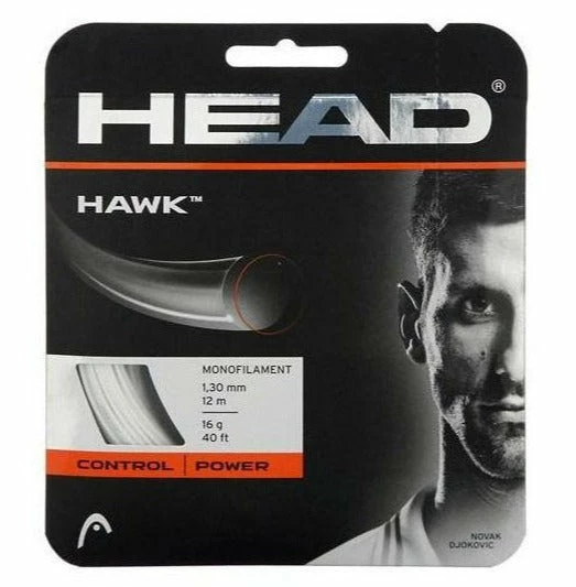 Head Hawk 16 Tennis String (White)