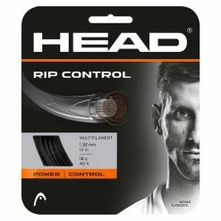 Head RIP Control 16 Tennis String (Black)