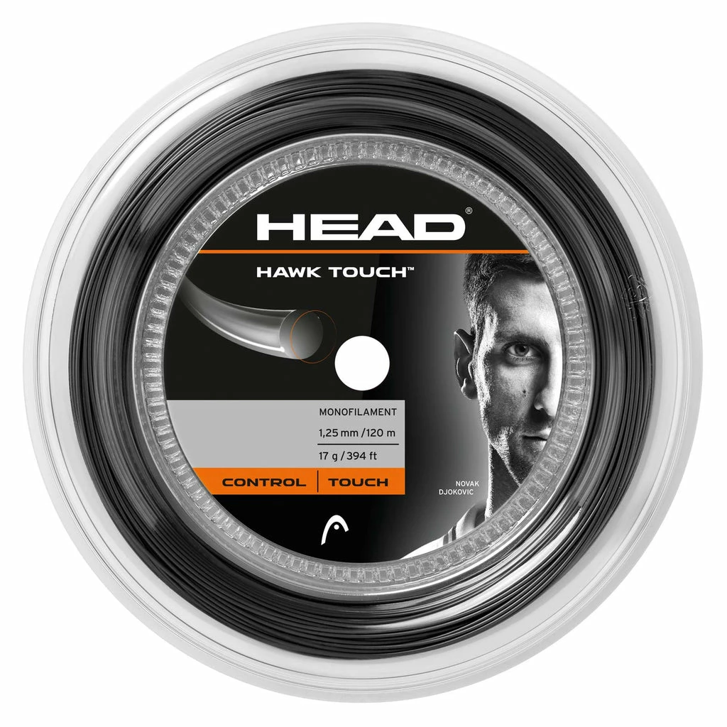 Head Hawk Touch 18 Tennis String Mini Reel (Anthracite)