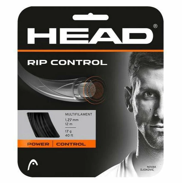 Head RIP Control 17 Tennis String (Black)
