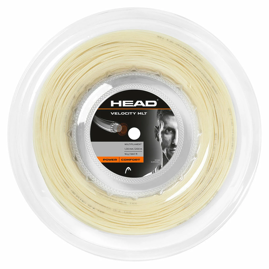 Head Velocity MLT 16 Tennis String Reel (Natural) 3 Head Velocity MLT 16 Tennis String Reel (Natural)