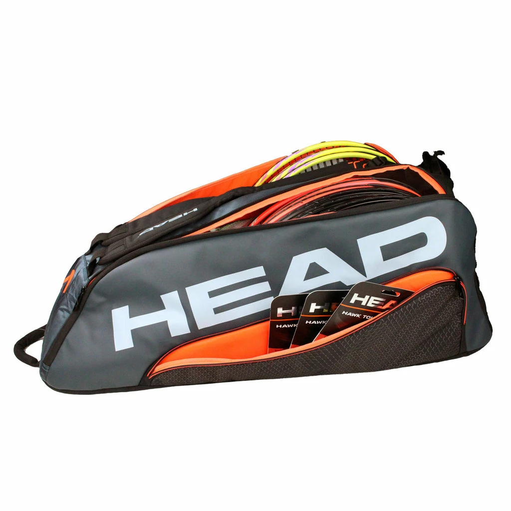 Head Tour Team Supercombi 9 Pack Racquet Bag (Black/Grey) - Image 4