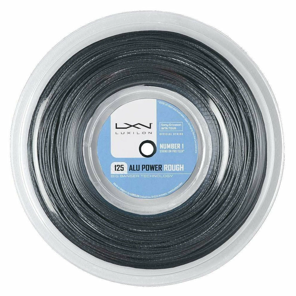 Luxilon ALU Power Rough 16L Tennis String Reel (Silver)