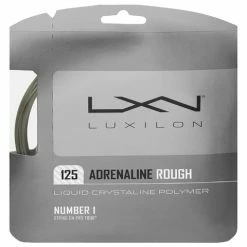 Luxilon Adrenaline Rough 16L Tennis String (Platinum)