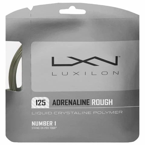 Luxilon Adrenaline Rough 16L Tennis String (Platinum)