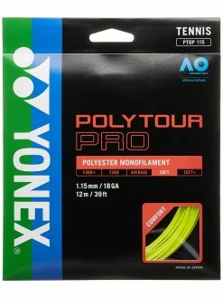 Yonex Poly Tour Pro 18 Tennis String (Yellow)