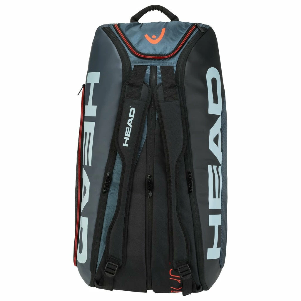 Head Tour Team Monstercombi 12 Pack Racquet Bag (Black/Grey) - Image 2