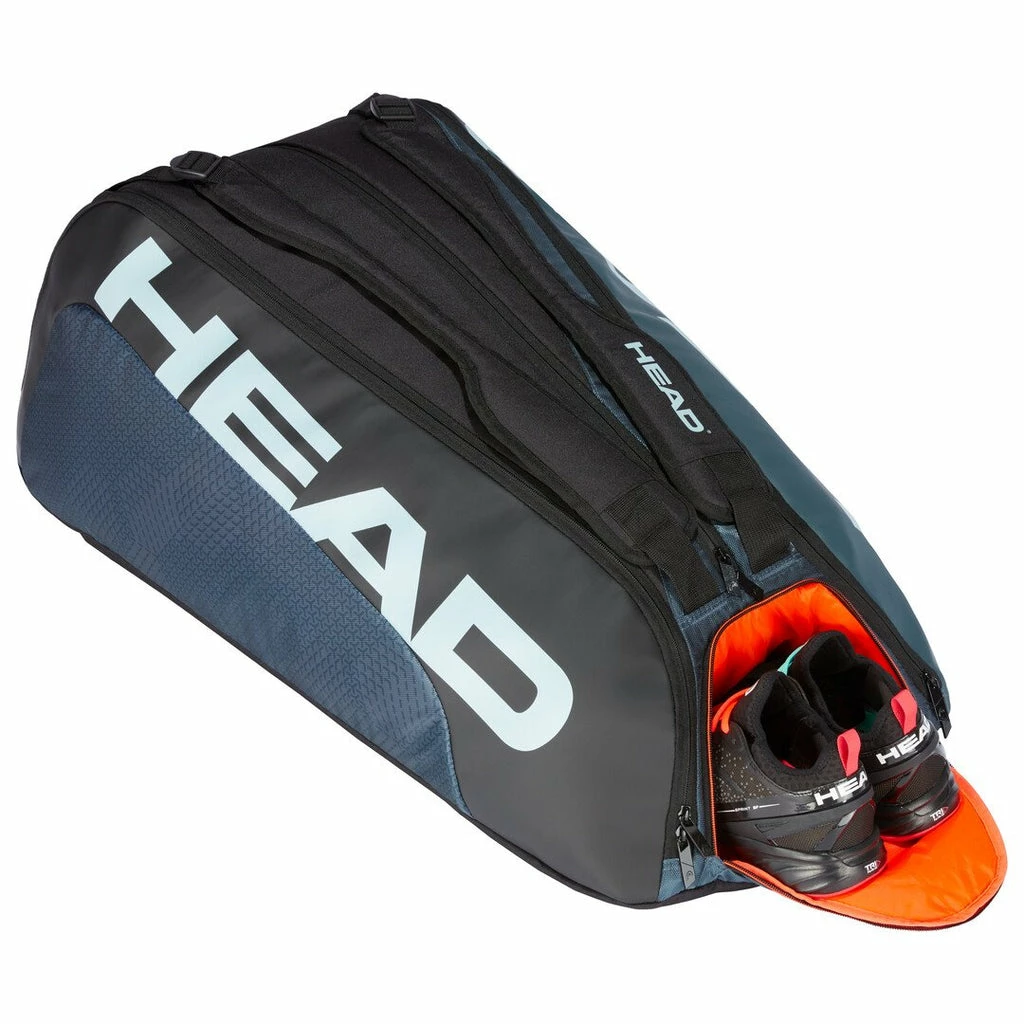 Head Tour Team Monstercombi 12 Pack Racquet Bag (Black/Grey) - Image 3