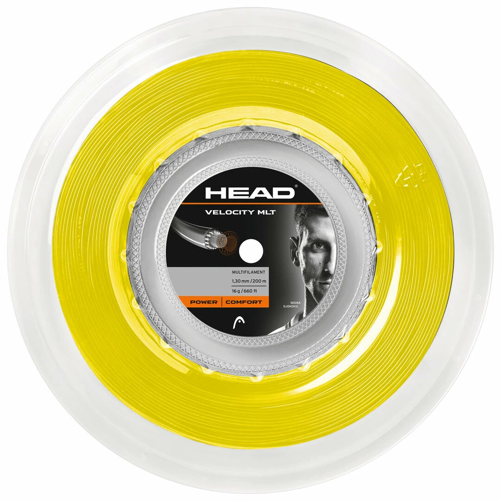 Head Velocity MLT 16 Tennis String Reel (Yellow)