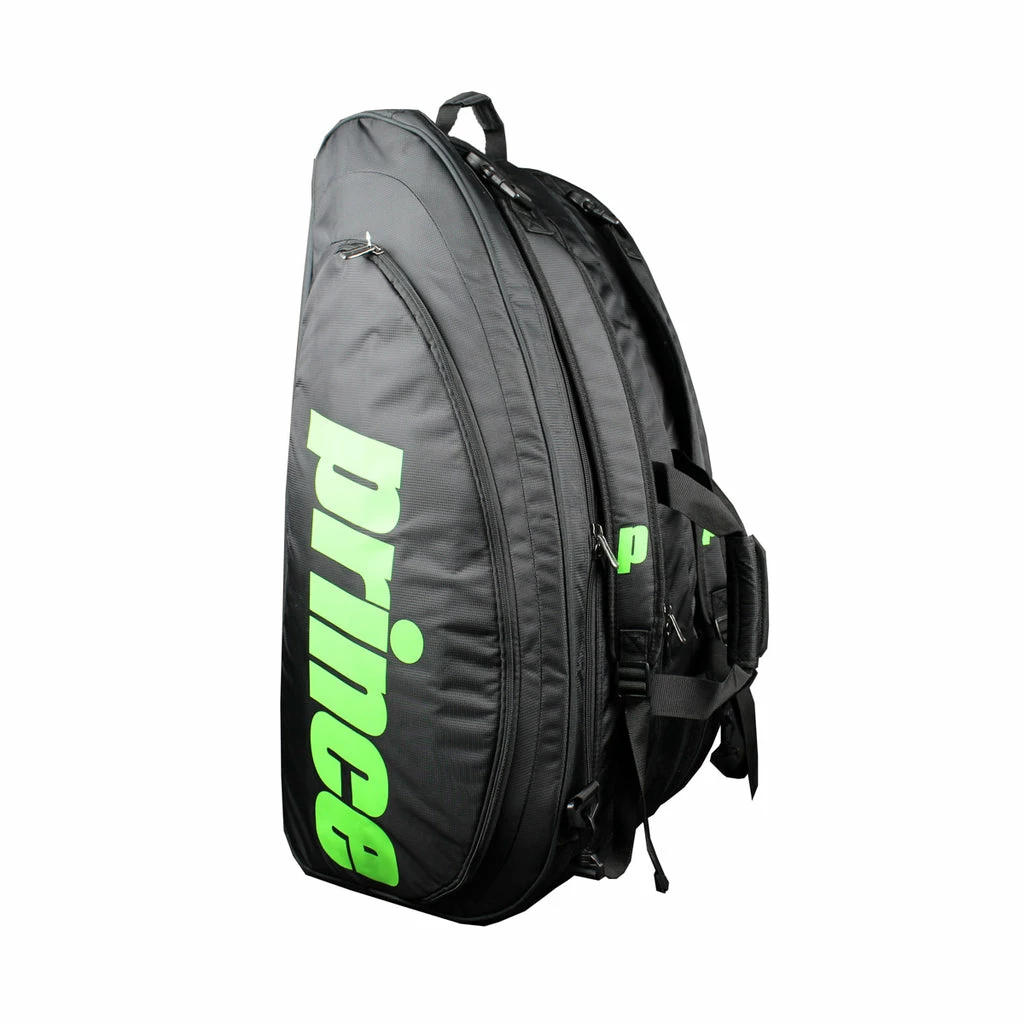 Prince Tour 12 Pack Racquet Bag (Black/Green) - Image 2