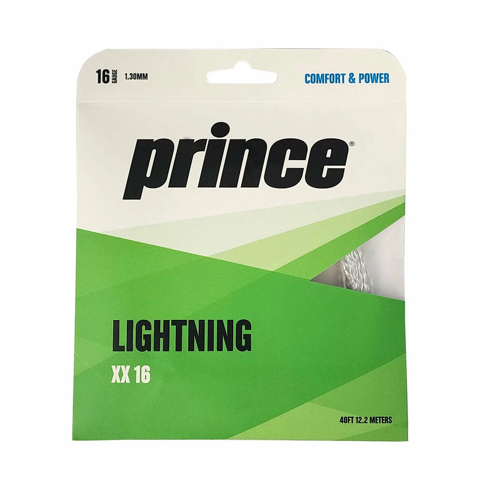 Prince Lightning XX 16 Tennis String (Silver)