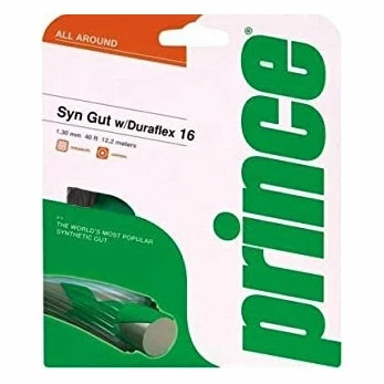 Prince Synthetic Gut 16 Duraflex Tennis String (Black) - Image 3