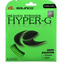 Solinco Hyper-G 16L Tennis String (Green)