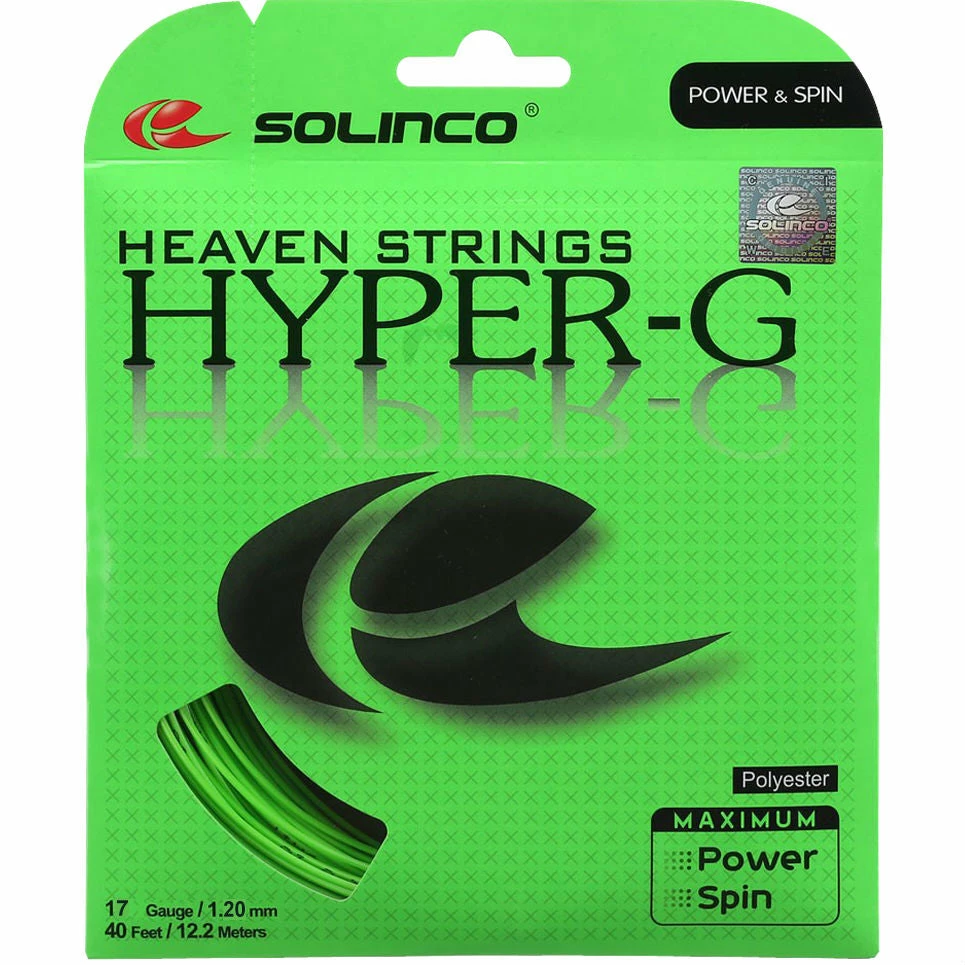 Solinco Hyper-G 17 Tennis String (Green) 3 Solinco Hyper-G 17 Tennis String (Green)