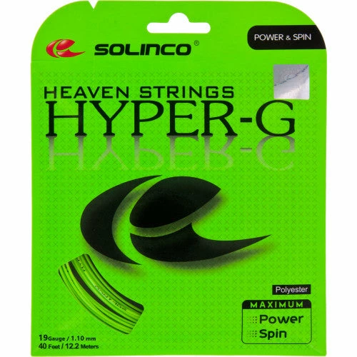 Solinco Hyper-G 19 Tennis String (Green)