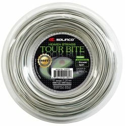 Solinco Tour Bite Soft 17 Tennis String Reel (Silver)