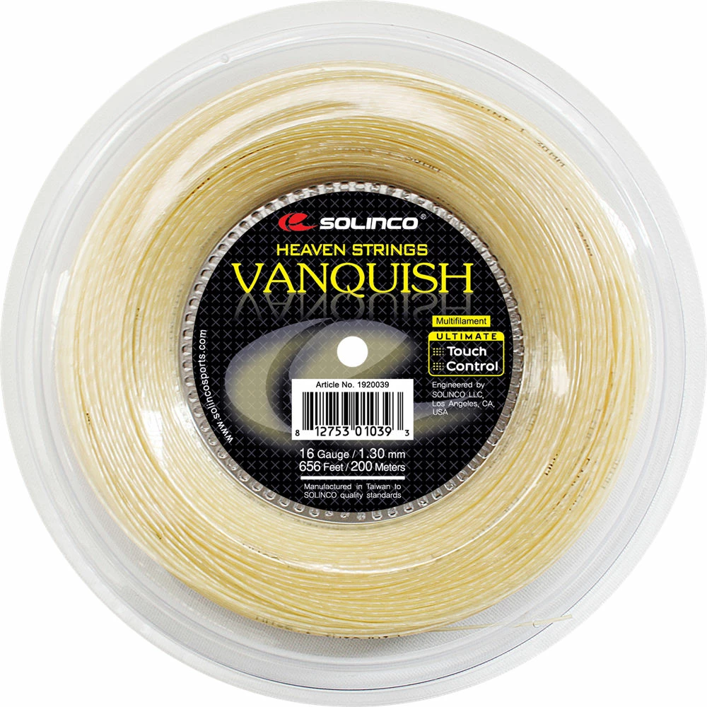 Solinco Vanquish 16 Tennis String Reel (Natural)