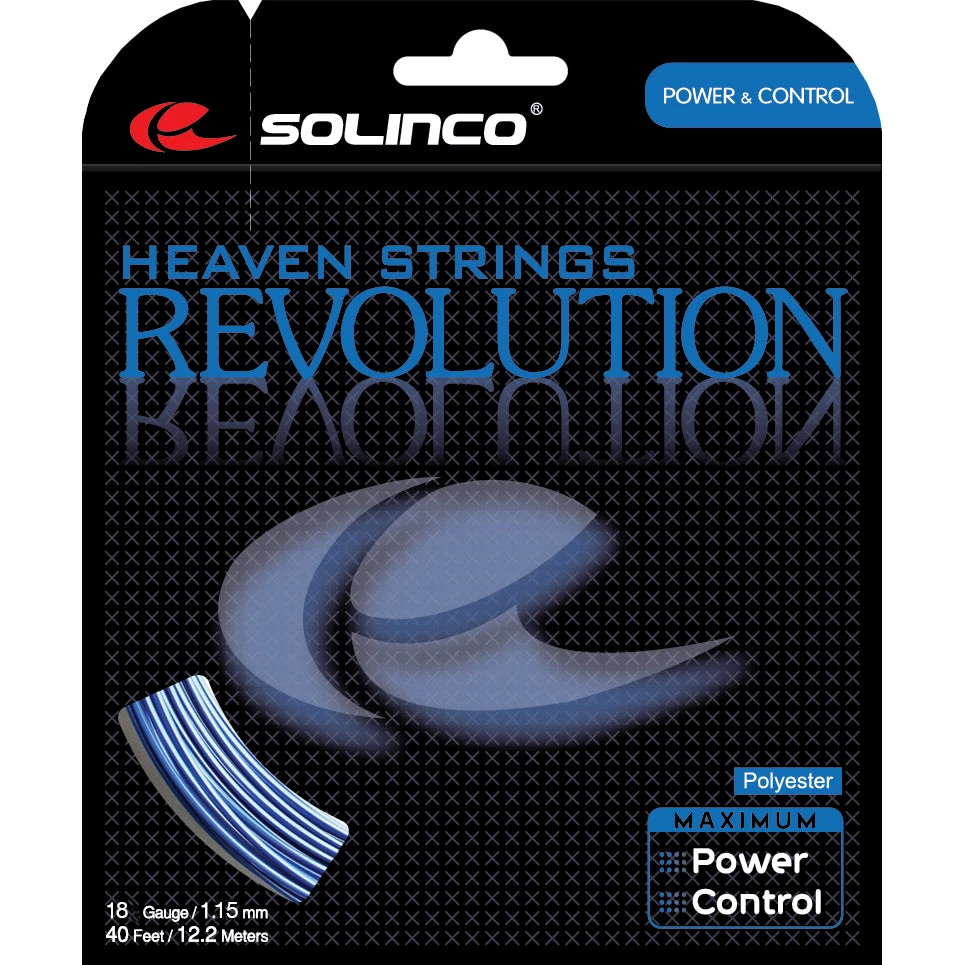 Solinco Revolution 18 Tennis String (Blue)