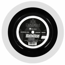 Diadem Solstice Black 17 Tennis String Reel (Black)