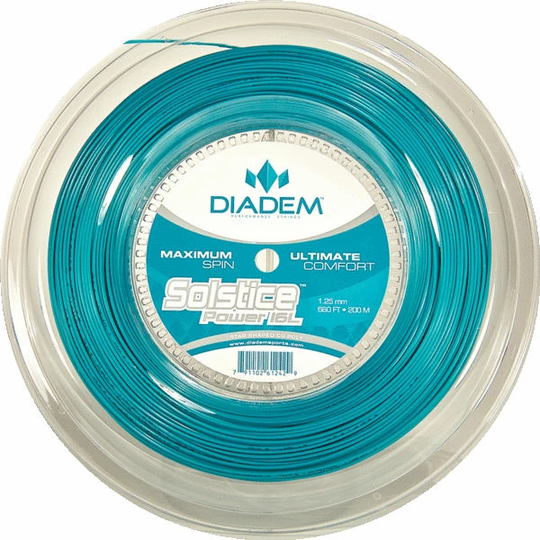 Diadem Solstice Power 16L Tennis String Reel (Teal)