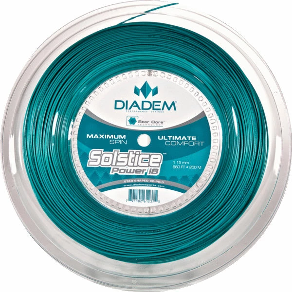 Diadem Solstice Power 18 Tennis String Reel (Teal)