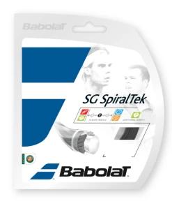 Babolat Spiraltek 16 Tennis String (Black)