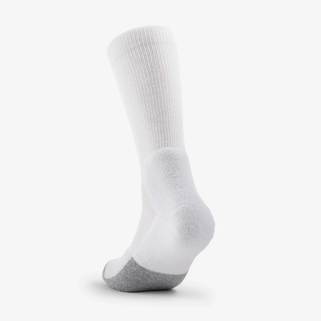 Thorlo Unisex Tennis Light Cushion Crew Socks (White) - Image 2