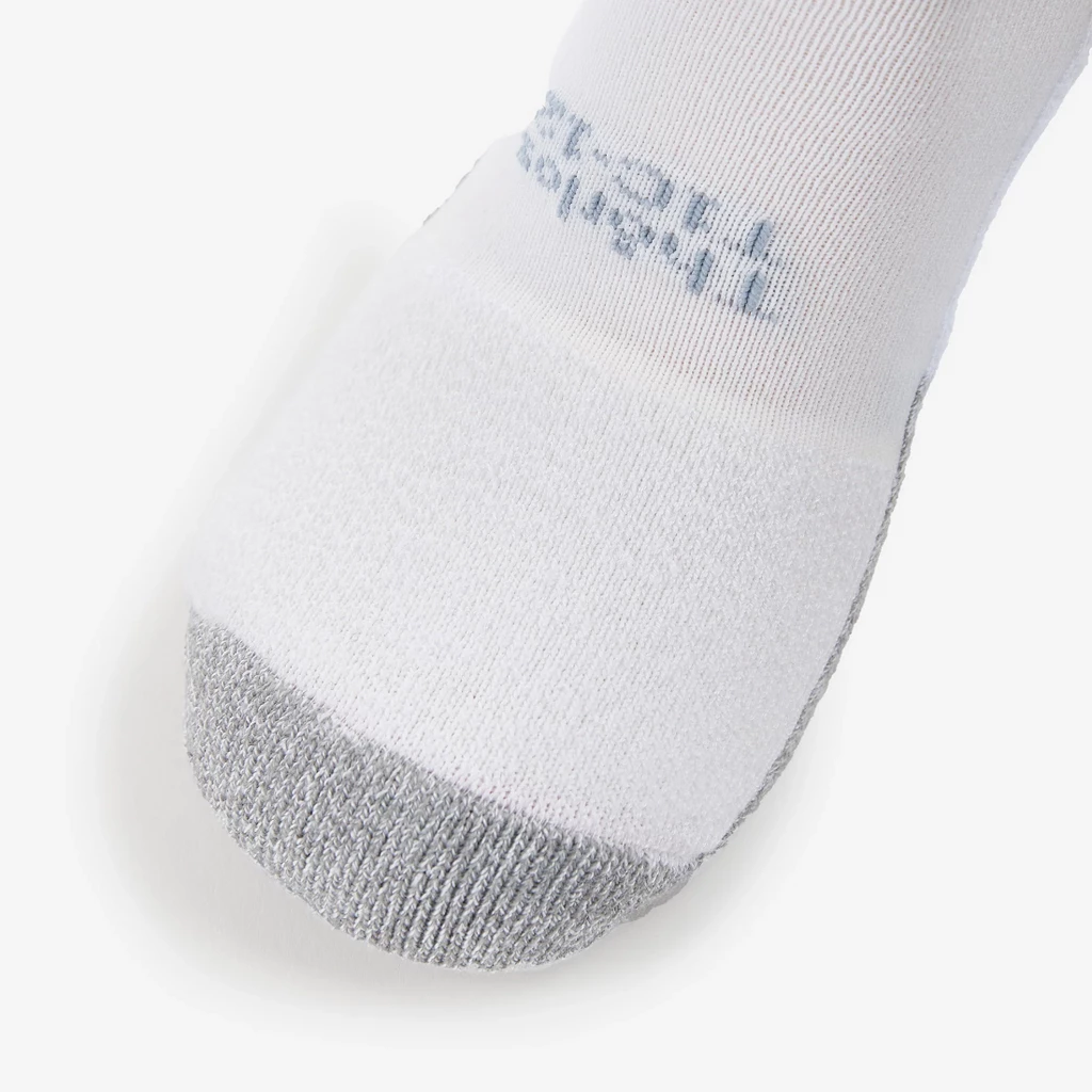 Thorlo Unisex Tennis Light Cushion Crew Socks (White) - Image 4