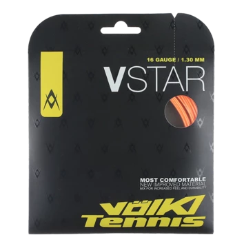 Volkl V-Star 16 Tennis String (Fluo Orange) 3 Volkl V-Star 16 Tennis String (Fluo Orange)
