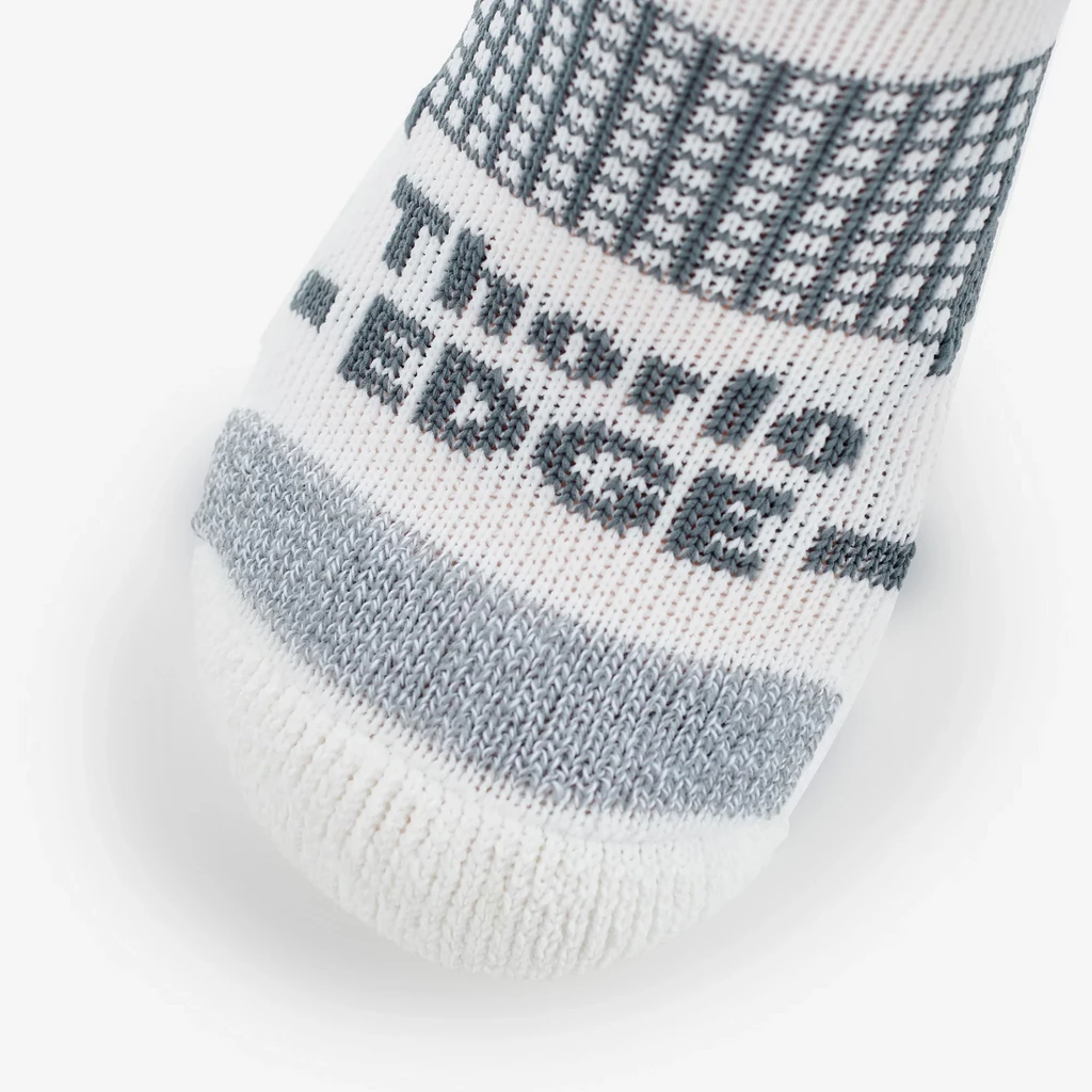 Thorlo Unisex Tennis Moderate Cushion Low Cut Socks (White) - Image 3