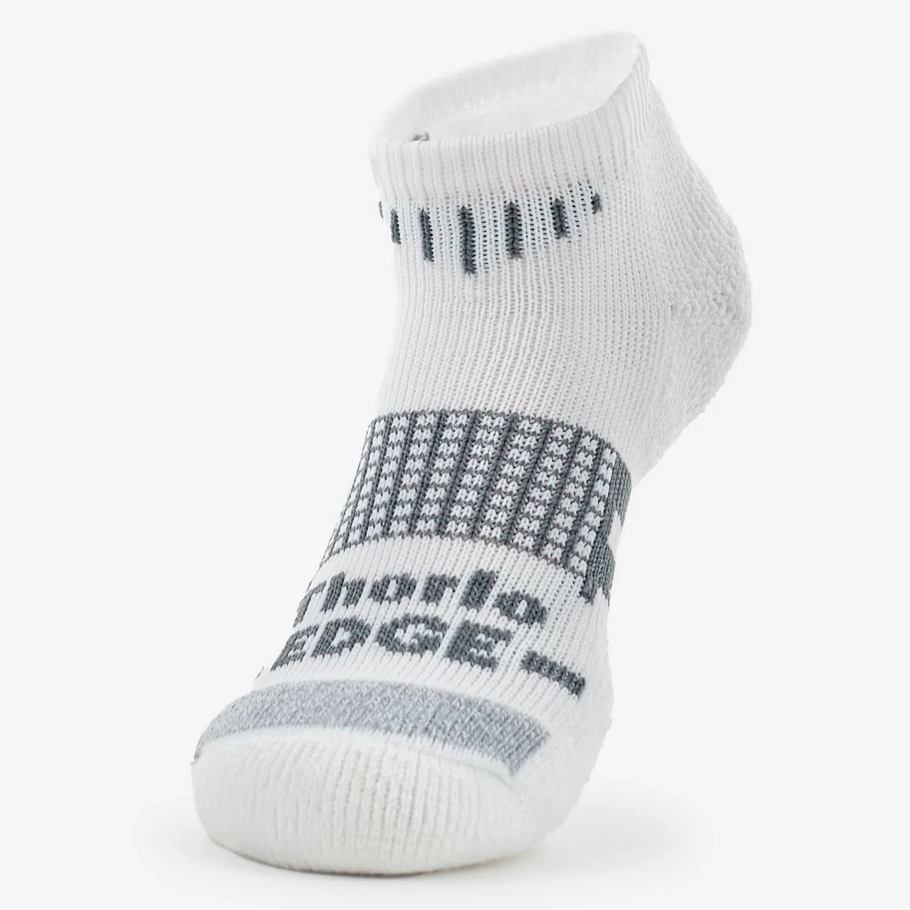 Thorlo Unisex Tennis Moderate Cushion Low Cut Socks (White)