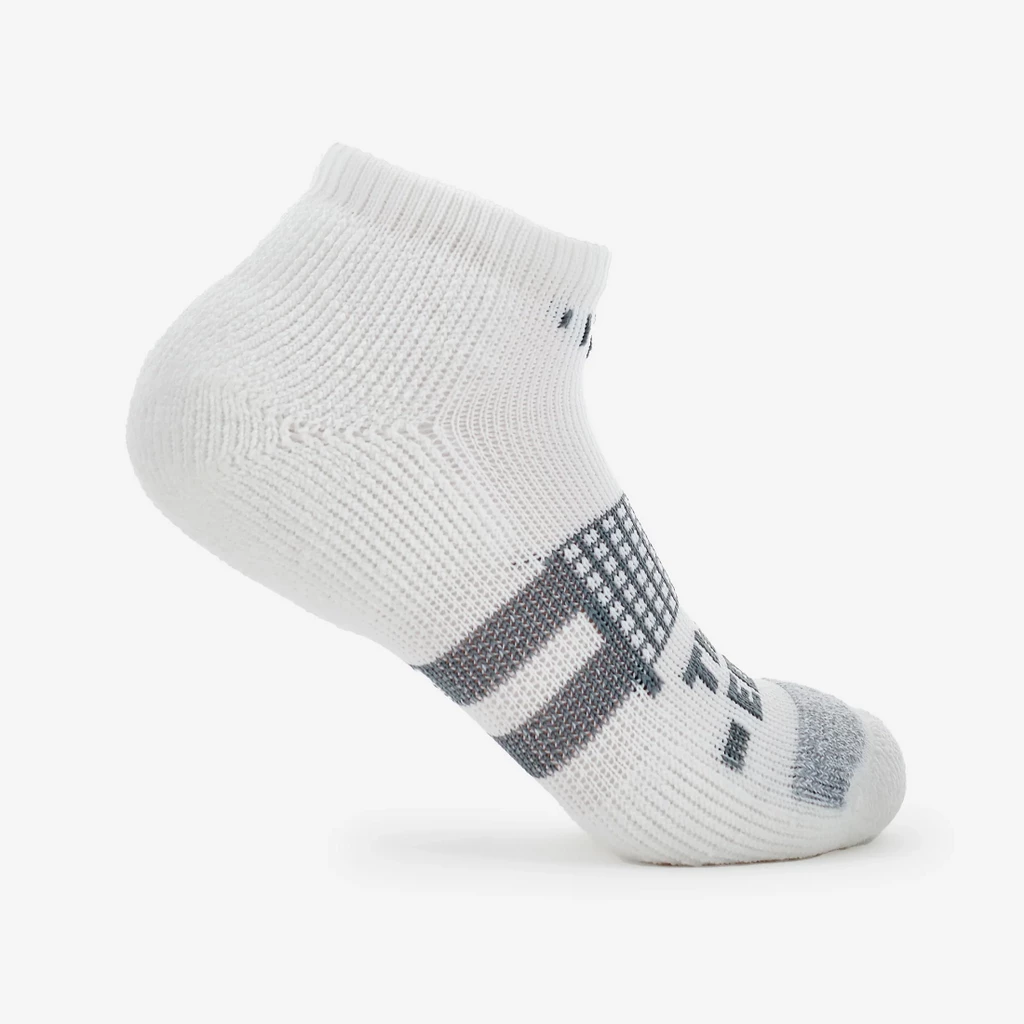 Thorlo Unisex Tennis Moderate Cushion Low Cut Socks (White) - Image 4