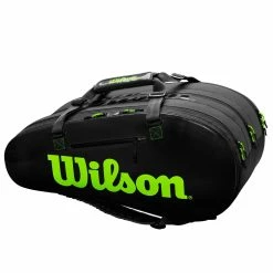Wilson Super Tour 15 Pack Racquet Bag (Black/Green) 11 Wilson Super Tour 15 Pack Racquet Bag (Black/Green) -head shop WR8004101001 Super Tour 3 Comp BKGR Front 1024x1024