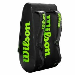 Wilson Super Tour 15 Pack Racquet Bag (Black/Green) 13 Wilson Super Tour 15 Pack Racquet Bag (Black/Green) -head shop WR8004101001 Super Tour 3 Comp BKGR Stand Up 1024x1024
