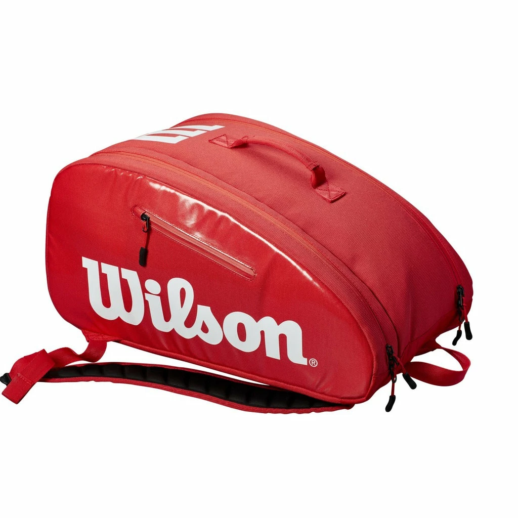 Wilson Super Tour PaddlePak Pickleball Bag (Red) - Image 2