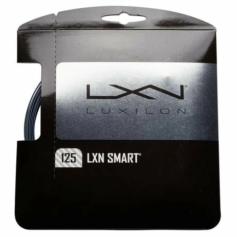 Luxilon Smart 16L Tennis String (Black/White)